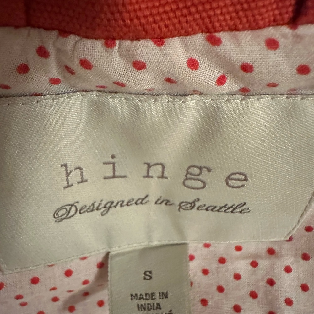 Hinge Cotton Jacket. Size Small - image 3